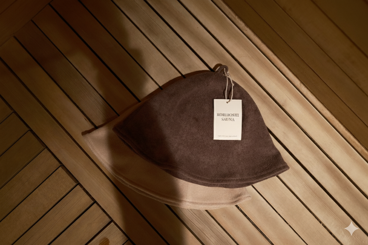Kori Boshi Sauna Hat in Espresso
