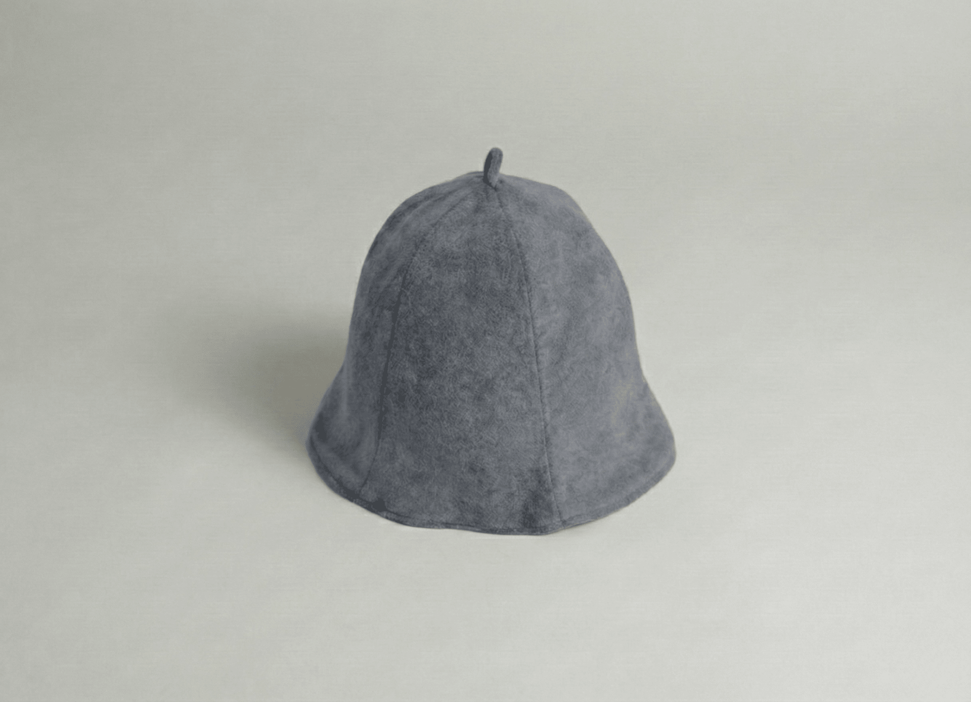 Koriboshi Sauna Hat in Slate Gray — Cotton, Machine Washable