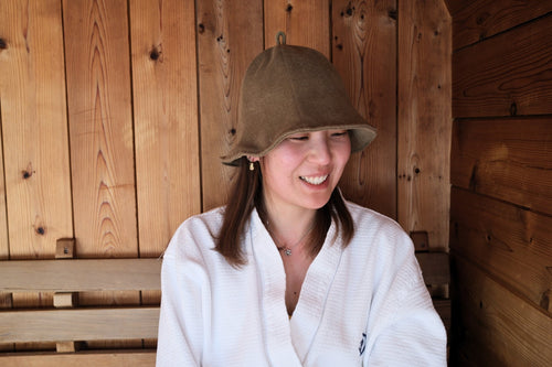 Sauna Hat in Espresso - Koriboshi